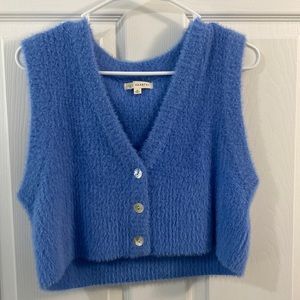 Pacsun “L.A. HEARTS” blue sweater vest